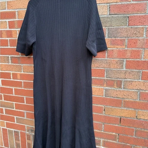 J.Crew Ribbed Knit Button-Front Midi Dress - Picture 8 of 11